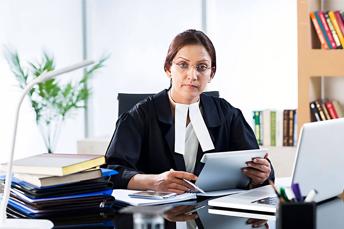 law firm background